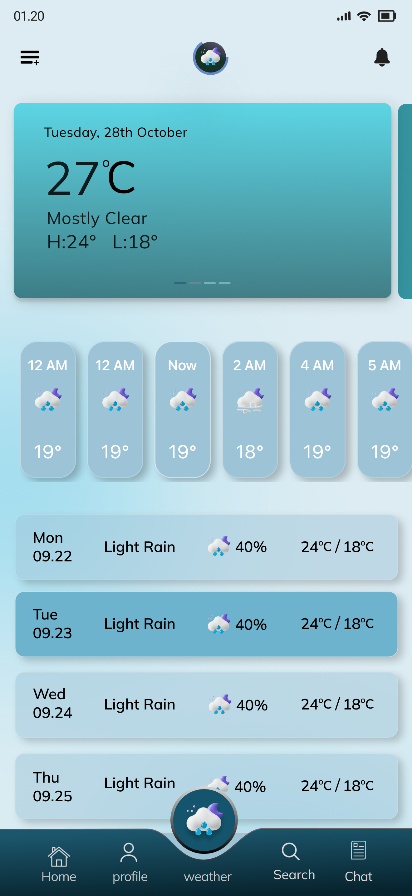 Weather Intelligence System mobile app screenshot 3