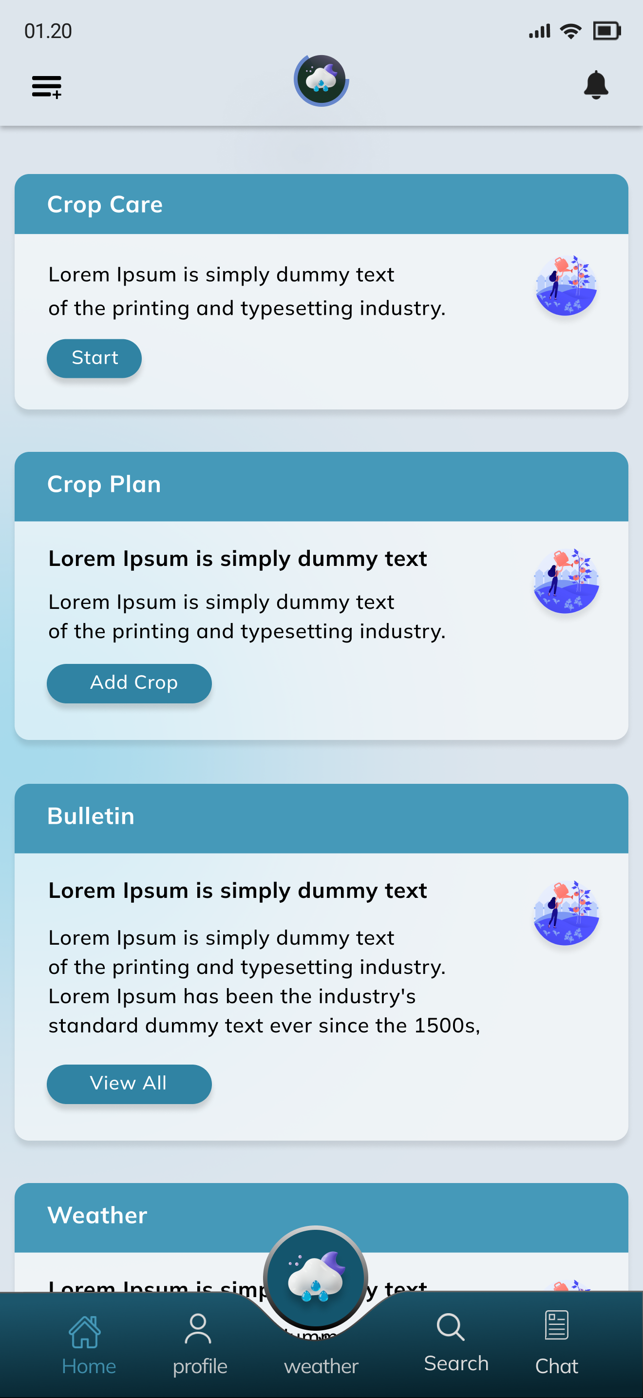 smart-farming Ecosystem mobile app screenshot 2